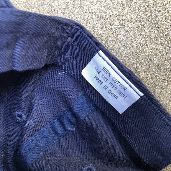 E5 E6 United States Postal Service Hat USPS Upside Down Logo Patch Cap Blue - Picture 7 of 8